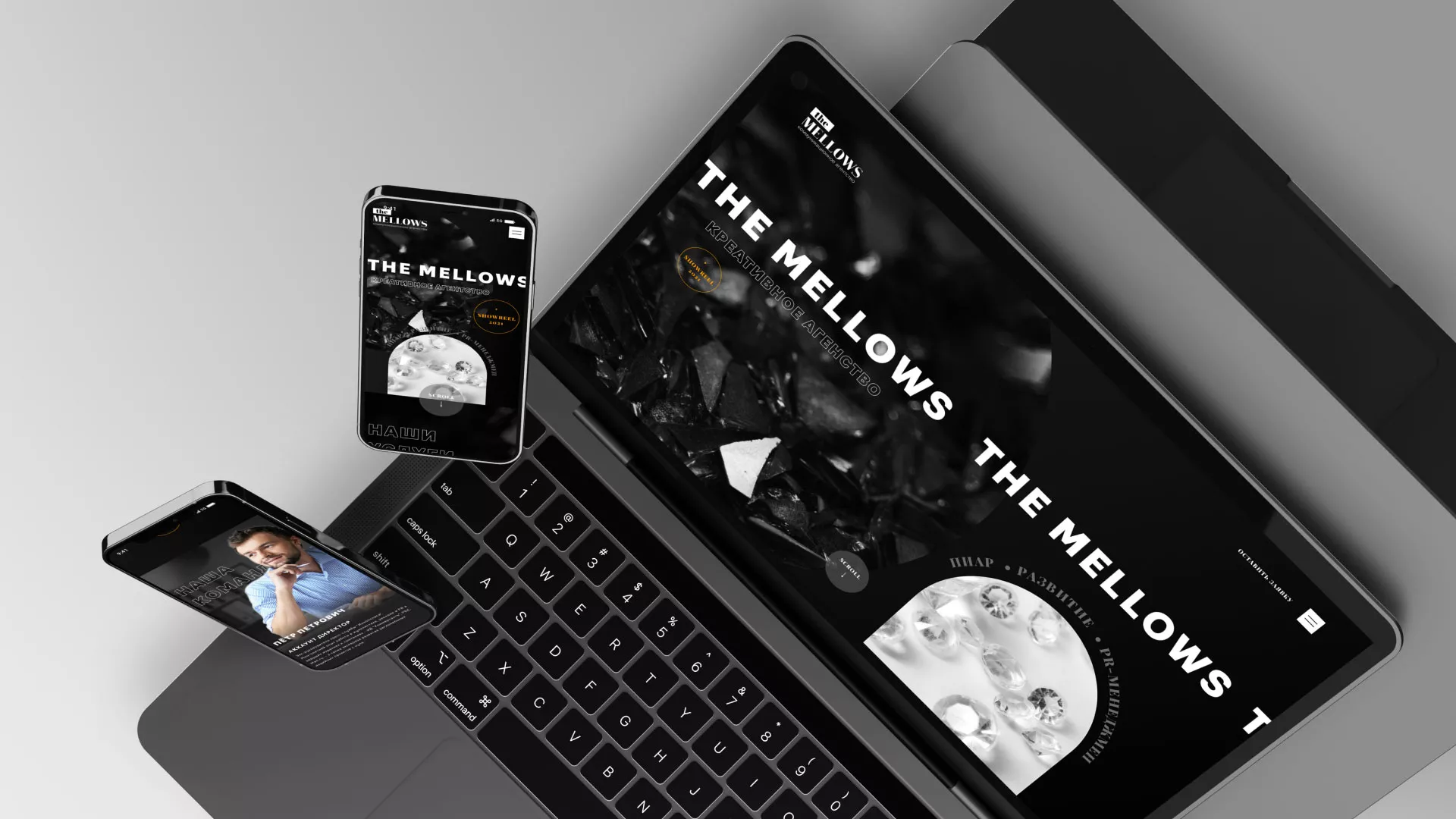 Разработка сайта креативного агентства «The Mellows» в Лихославле