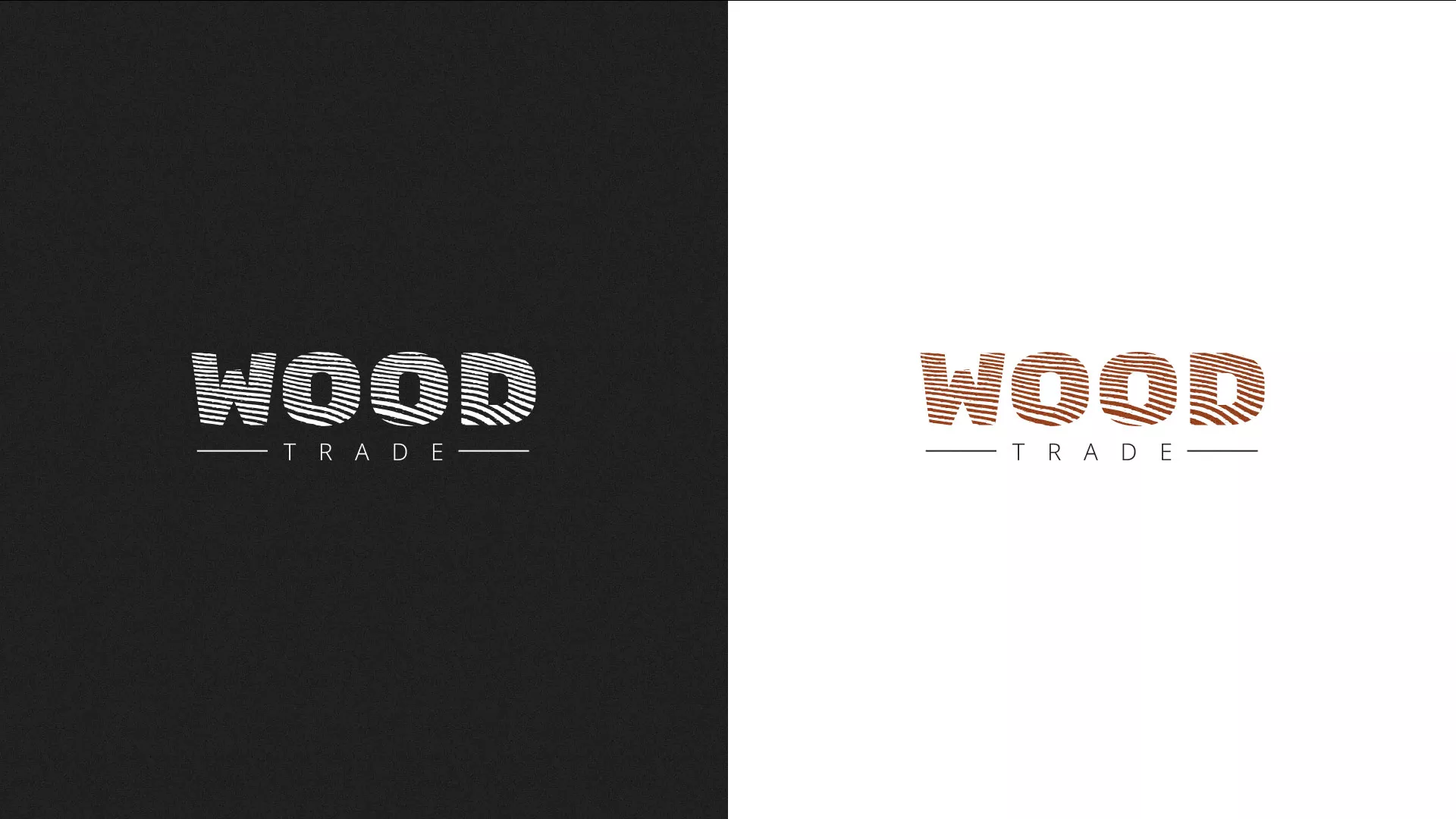 Разработка логотипа для компании «Wood Trade» в Лихославле